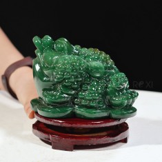 THIỀM THỪ THẠCH ANH XANH 1,29KG