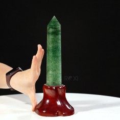 TRỤ ĐÁ THẠCH ANH XANH 0,87KG - 27,5CM