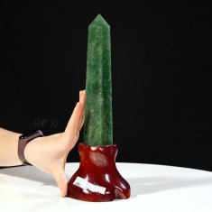 TRỤ ĐÁ THẠCH ANH XANH 1,05KG - 32CM