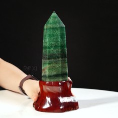 TRỤ ĐÁ THẠCH ANH XANH 1,54KG - 26CM