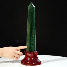TRỤ ĐÁ THẠCH ANH XANH 1,6KG - 37CM