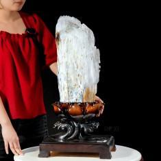 GỖ HÓA THẠCH (GỖ HÓA NGỌC) 11,55KG - CAO 65CM