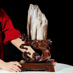 GỖ HÓA THẠCH (GỖ HÓA NGỌC) 4,68KG - CAO 46CM