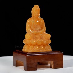 TƯỢNG PHẬT THÍCH CA MÂU NI NGỌC HOÀNG LONG 21CM (1)