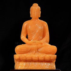 TƯỢNG PHẬT THÍCH CA MÂU NI NGỌC HOÀNG LONG 52CM - 14,16KG (NGUYÊN ĐÁ)