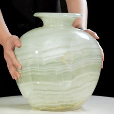 BÌNH HÚT LỘC NGỌC ONYX TỰ NHIÊN 29 * 30,5CM - 30,3KG (LBXN02)