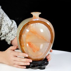BÌNH HÚT LỘC NGỌC ONYX 16,3 * 20,5CM - BINH1501 (MẪU 2)