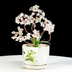 CÂY ĐÁ THẠCH ANH TRẮNG (MẪU 21)