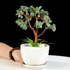 CÂY ĐÁ THẠCH ANH XANH (MẪU 22)