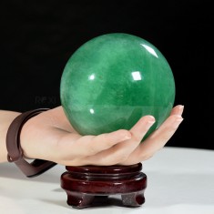 QUẢ CẦU FLUORIT XANH NGỌC 1,66KG - 10CM