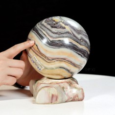 QUẢ CẦU ĐÁ SERPENTINE 4,3KG