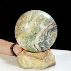 QUẢ CẦU ĐÁ SERPENTINE 5,5KG (MẪU 2)