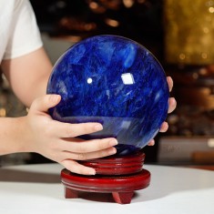 QUẢ CẦU MÀU XANH BIỂN OBSIDIAN 6,7KG - 18,2CM