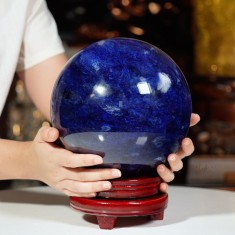 QUẢ CẦU MÀU XANH BIỂN OBSIDIAN 7,66KG - 18,8CM