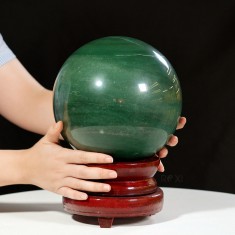 QUẢ CẦU THẠCH ANH DÂU TÂY XANH 11,62KG - 20,2CM