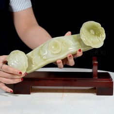 GẬY NHƯ Ý NGỌC ONYX XANH 30CM (MẪU 3)