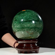 QUẢ CẦU THẠCH ANH DÂU TÂY XANH 13,08KG - 21,2CM