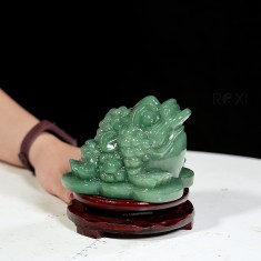 THIỀM THỪ THẠCH ANH XANH 1,05KG