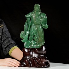 TƯỢNG QUAN CÔNG THẠCH ANH XANH 4,16KG