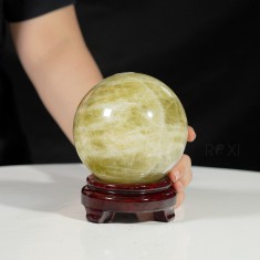 CẦU THẠCH ANH VÀNG 1,7KG - 10,8CM