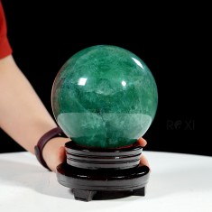 QUẢ CẦU FLUORIT XANH NGỌC 3,48KG - 12,8CM