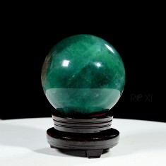 QUẢ CẦU FLUORIT XANH NGỌC 3,61KG - 13,1CM