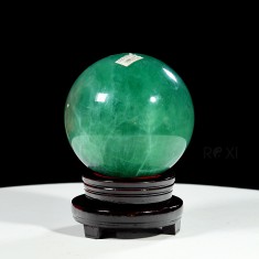 QUẢ CẦU FLUORIT XANH NGỌC 3,61KG - 13,1CM (CX15206)