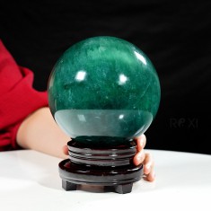 QUẢ CẦU FLUORIT XANH NGỌC 5,5KG - 15CM