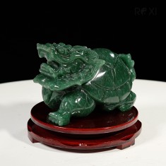 TƯỢNG LONG QUY THẠCH ANH XANH 1,76KG