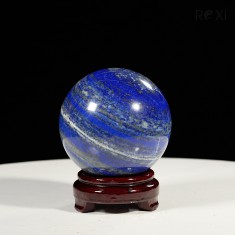 QUẢ CẦU XANH BIỂN LAPIS LAZULI 2,46KG - 11,6CM