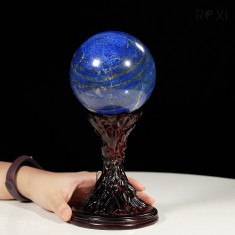 QUẢ CẦU XANH BIỂN LAPIS LAZULI 1,82KG - 10,3CM