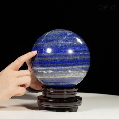 QUẢ CẦU XANH BIỂN LAPIS LAZULI 5,4KG - 15CM