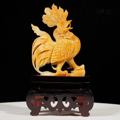 TƯỢNG GÀ TRỐNG NGỌC PHONG THỦY NGỌC TỤ NHAM (MẪU 1)