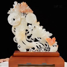 TÁC PHẨM NHÂN SÂM KIM TIỀN TÀI LỘC NGỌC ONYX