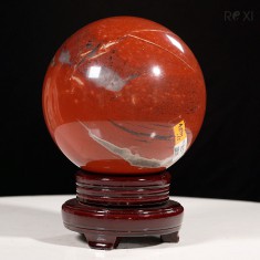 CẦU NGỌC BÍCH ĐỎ JASPER 4,84KG - 15CM