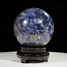 QUẢ CẦU XANH BIỂN SODALITE 7,21KG - 17,3CM