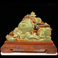 TÁC PHẨM BỒNG LAI TIÊN CẢNH NGỌC ONYX 17,15KG - 58CM