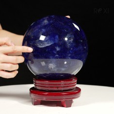 QUẢ CẦU MÀU XANH BIỂN OBSIDIAN 5,98KG - 17,2CM
