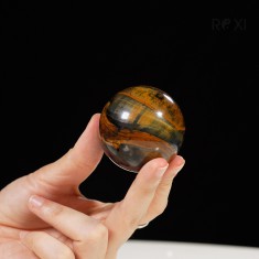 QUẢ CẦU ĐÁ MẮT HỔ SIZE NHỎ (~5CM)