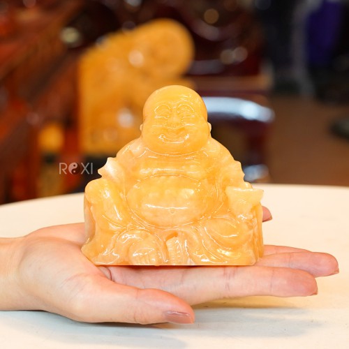 PHẬT DI LẶC NGỌC HOÀNG LONG CAO 10CM