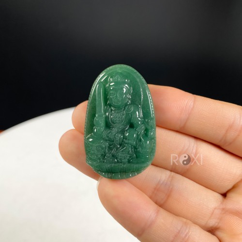 MẶT DÂY CHUYỀN PHẬT VĂN THÙ BỒ TÁT NGỌC ĐÔNG LINH (TUỔI MÃO) - VTTA03