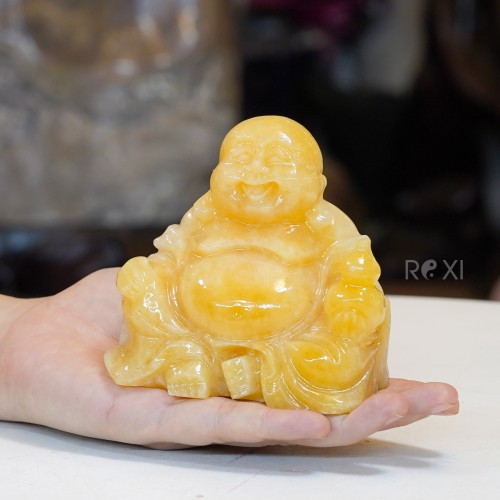 PHẬT DI LẶC NGỌC HOÀNG LONG CAO 10CM