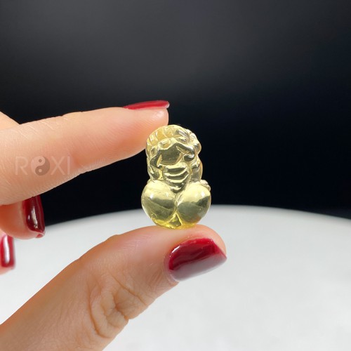 MẶT DÂY CHUYỀN / MẶT NHẪN TỲ HƯU ĐÁ THẠCH ANH VÀNG