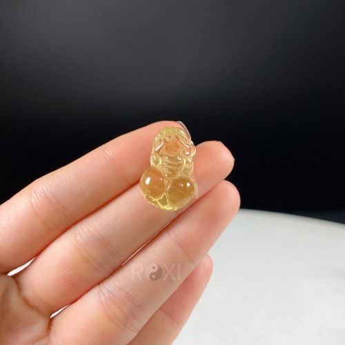 MẶT DÂY CHUYỀN / MẶT NHẪN TỲ HƯU ĐÁ THẠCH ANH VÀNG