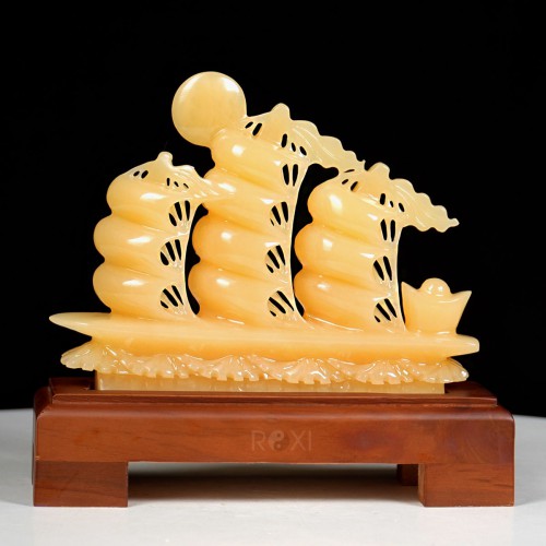TÁC PHẨM THUẬN BUỒM XUÔI GIÓ NGỌC HOÀNG LONG 21CM