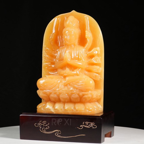 TƯỢNG PHẬT THIÊN THỦ THIÊN NHÃN NGỌC HOÀNG LONG 38CM - 8,54KG