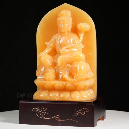 TƯỢNG PHẬT PHỔ HIỀN BỒ TÁT NGỌC HOÀNG LONG 38CM - 10KG