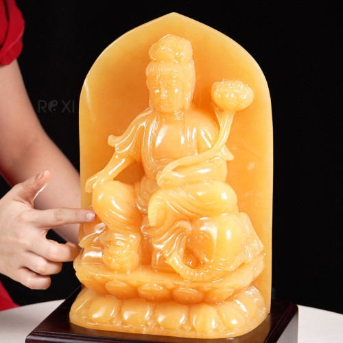 TƯỢNG PHẬT PHỔ HIỀN BỒ TÁT NGỌC HOÀNG LONG 38CM - 10KG