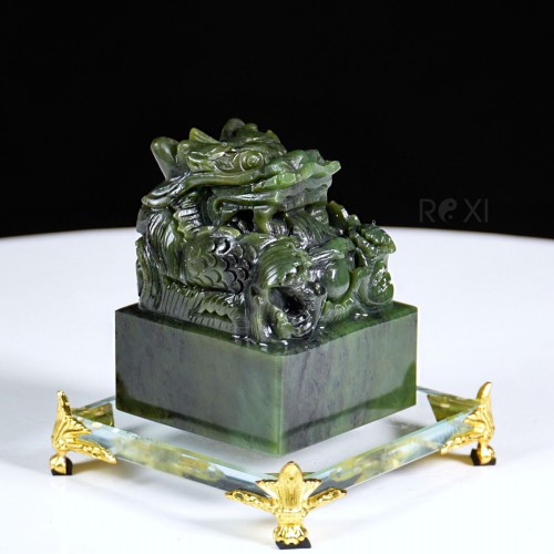 ẤN RỒNG NGỌC BÍCH 0,94KG - 9CM (AR2107)