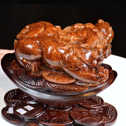 TỲ HƯU THẠCH ANH TÓC VIP 3KG (NGUYÊN ĐÁ)